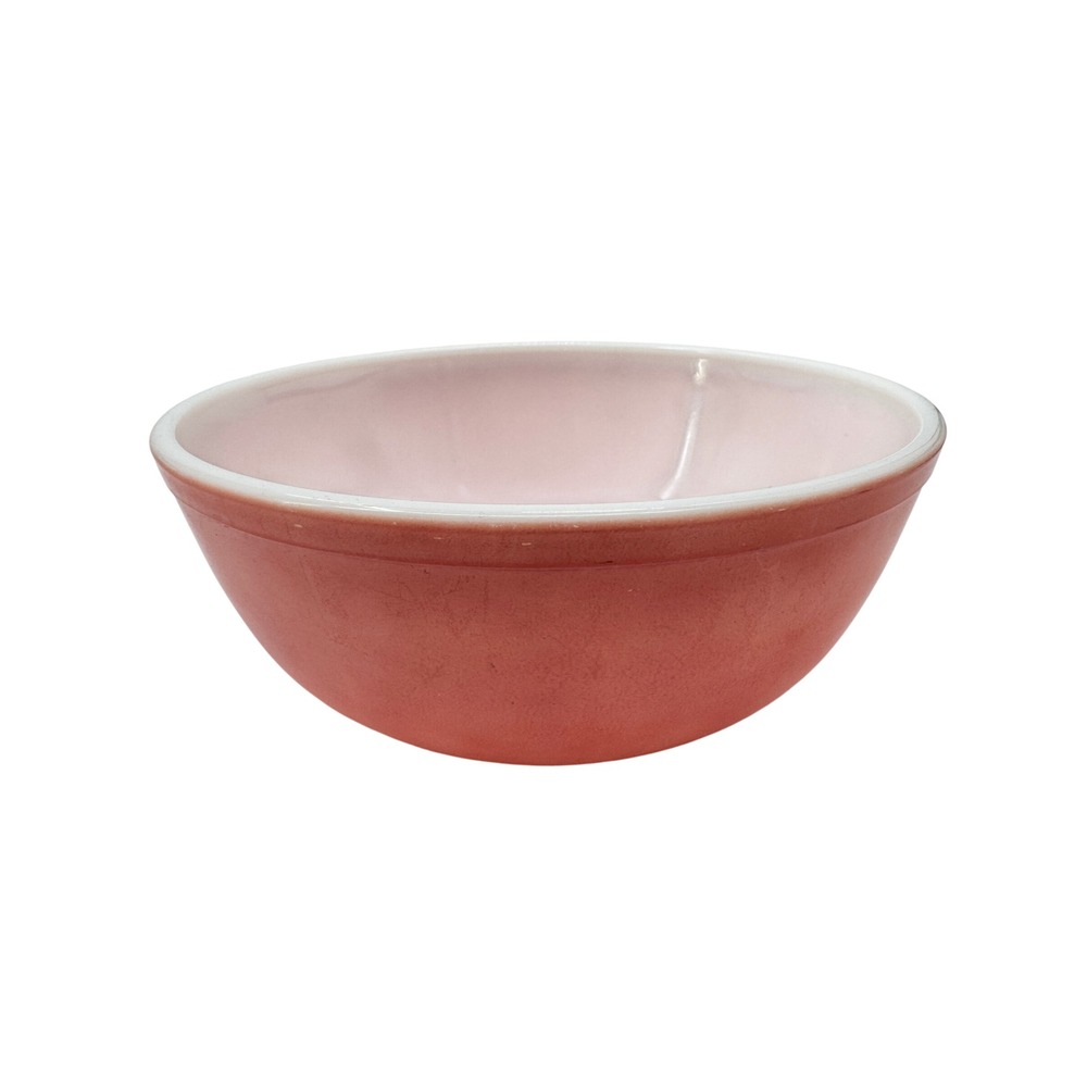 Pyrex Mixing Bowl Pink Milk Glass #403 Pink 2.5 Quart Vintage Kitchenware